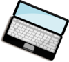 Laptop By Calerov Clip Art